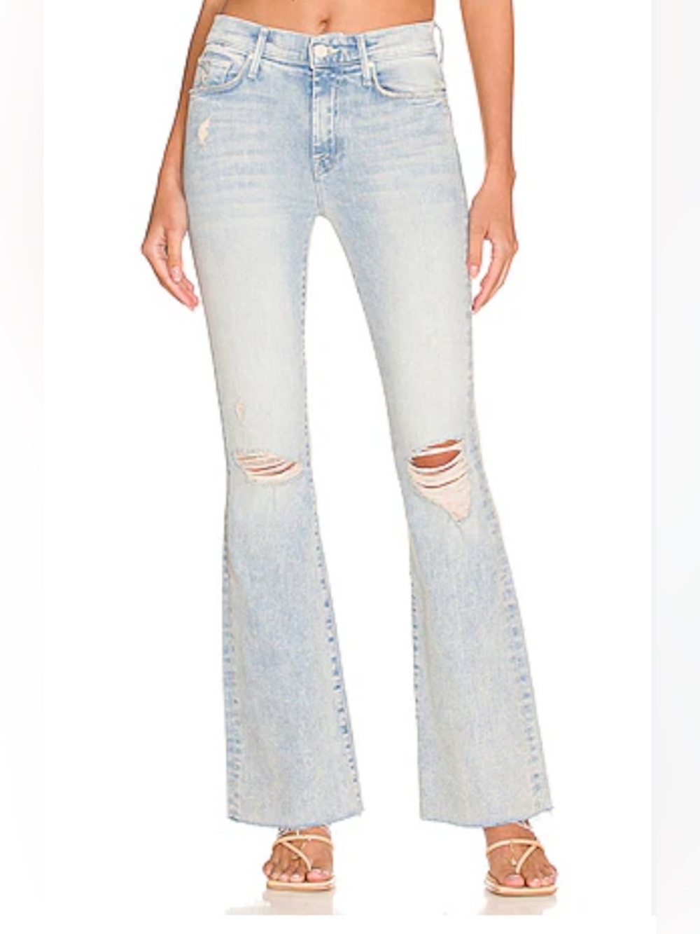 Mother Denim - The Weekender Fray - Action Shot Jeans